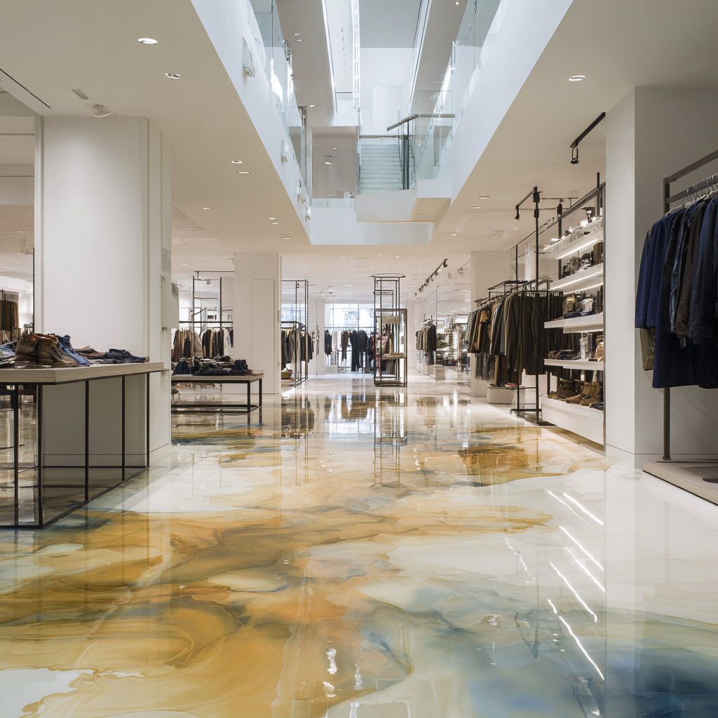 epoxy resin floors retail